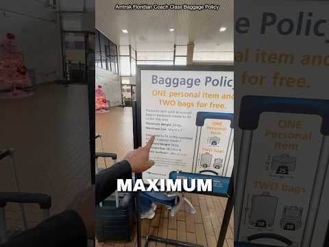 WHAT IS AMTRAK BAGGAGE POLICY? ANOTHER REASON TO LOVE TRAIN TRAVEL ACROSS AMERICA #travel @amtrak