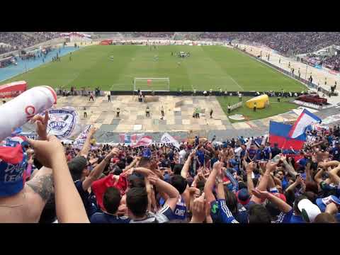 "No Volveran!!! - Clásico Universitario 2018" Barra: Los de Abajo &bull; Club: Universidad de Chile - La U &bull; País: Chile