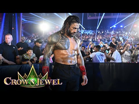 Roman Reigns makes stunning entrance as The O.T.C.: Crown Jewel 2024 highlights