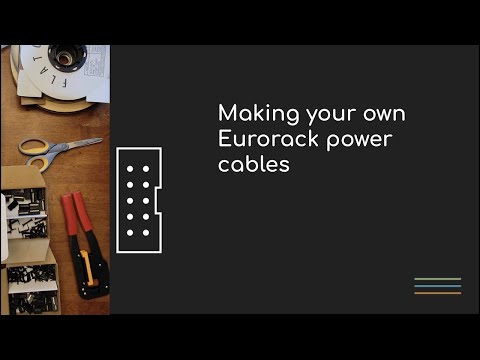 Make your own Eurorack power cables!
