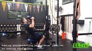 Accommodating Resistance Rowing Variations with Chains
