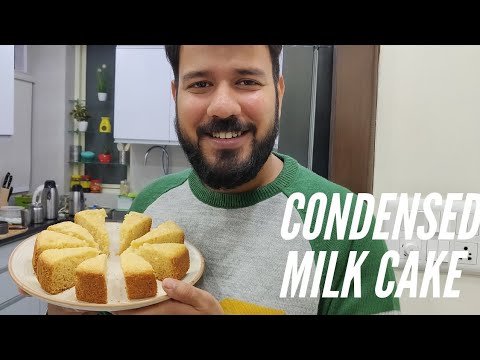 Christmas Special Condensed Milk Cake  | Eggless Tea Cake | कन्डैन्स्ड मिल्क केक | Sanchit Khurana