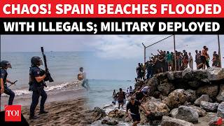 WILD FOOTAGE: Spain Invaded As Thousands Of Illegals From Morocco Storm Ceuta, Military Deployed
