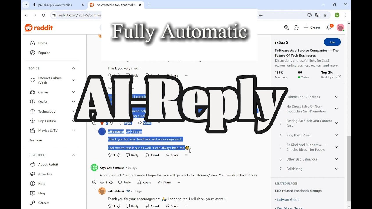 AI Reply video 1