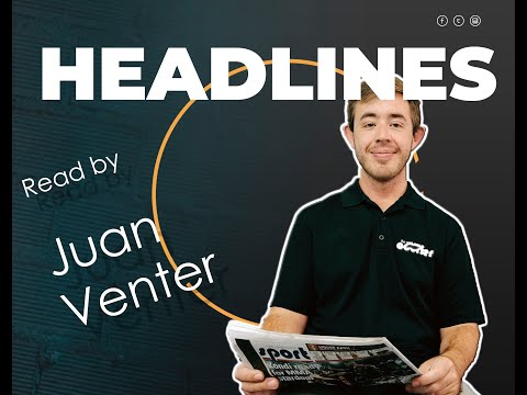 Your headline community news with reporter, Juan Venter