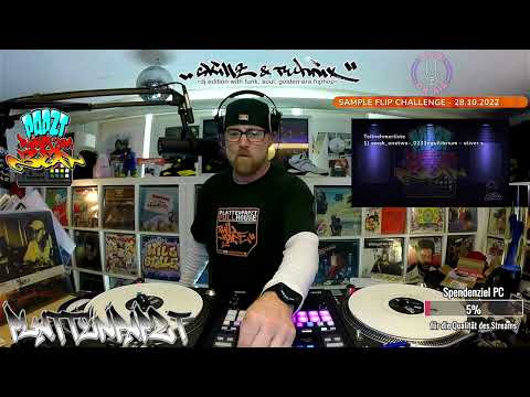 ⭐️⭐️Skillz & Technix⭐️⭐️  PPDB (7.Runde) 👊🏼☝🏼Sample Flip Challenge | DJ | Twitch | Live | Stream