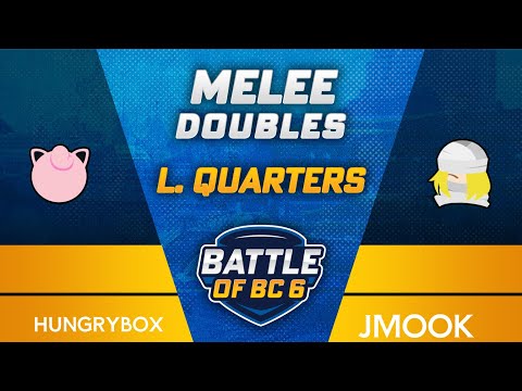 Hungrybox (Jigglypuff) vs Jmook (Sheik) - Melee Singles Losers Quarter-Final - Battle of BC 6