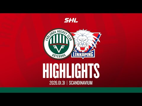 HIGHLIGHTS: Frölunda HC - Linköping HC | SHL | 2026-01-31