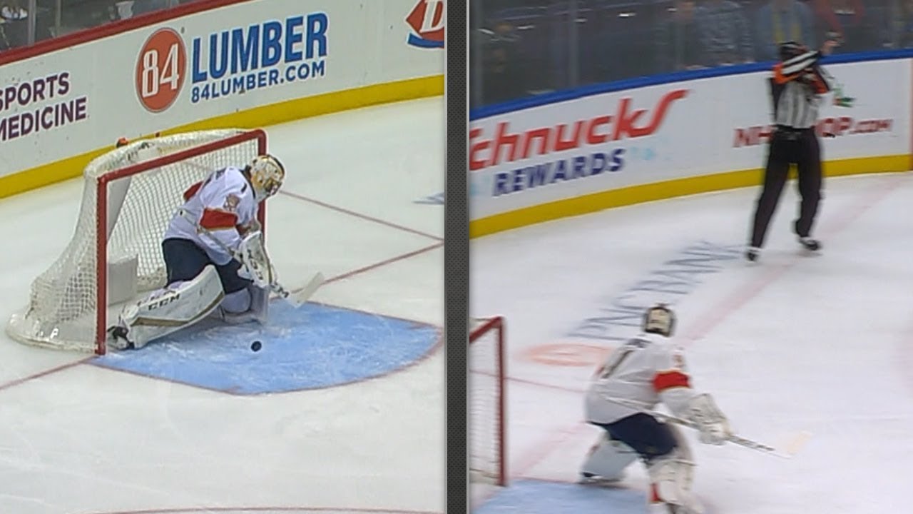 VIDÉO: BEN NON...Roberto Luongo, avait plus de chances de se faire frapper par la foudre...