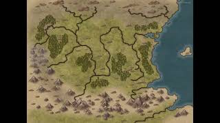 The Land of Narnia - Time-Lapse Map-Making