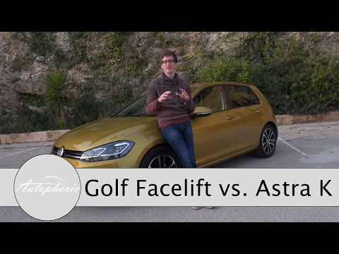 VW Golf Facelift (2017) vs. Opel Astra K and other compacts / Pros and Cons Talk - Autophorie