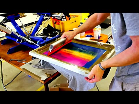 How to Screen Print T-Shirt Designs Properly