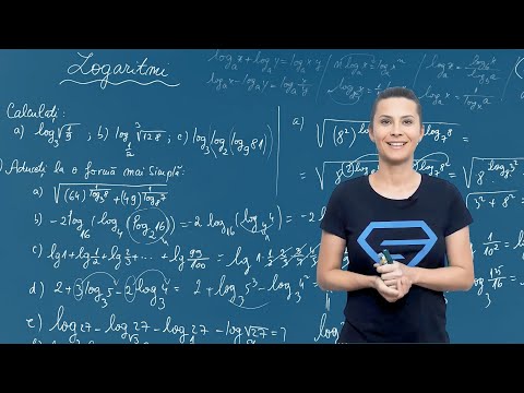 Logaritmi. Formule calcul și proprietăți ale logaritmilor - Clasa a X-a