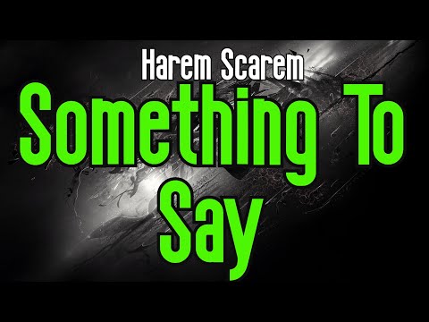 Something To Say (KARAOKE) | Harem Scarem