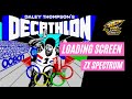 ZX Spectrum Loading Screen Daley Thompson S Decathlon