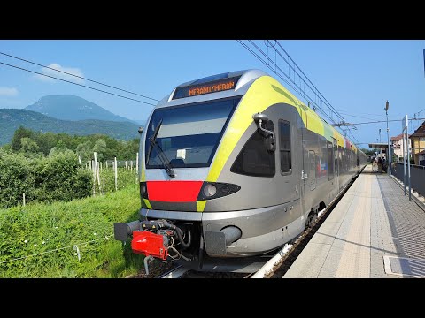 SAD ETR 170 Trenitalia ETR 526 in Vilpian Vilpiano Südtirol zwischen Bozen und Meran