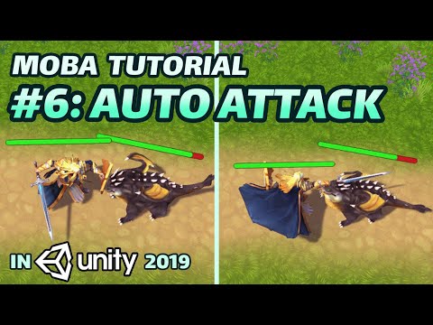 [OLD VERSION] Making A MOBA Character #6: AUTO ATTACKING (Unity 2019 Tutorial)