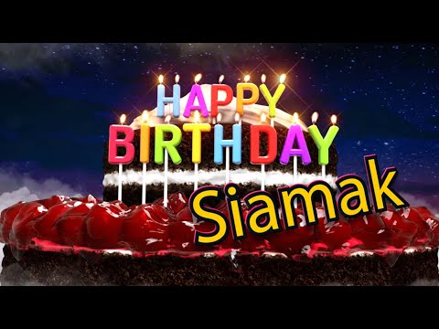 Happy Birthday Siamak! #Happybirthday