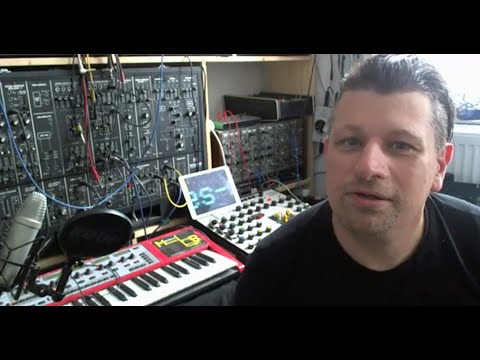 Moogulator kleiner (Teil) Studiorundblick Schwerpunkt LIVESET (anlässlich kommender Konzerte)