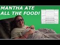MANTHA ATE ALL THE FOOD