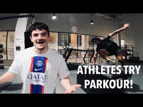 BELOIT ATHLETES TRY PARKOUR! (Part 1- Soccer, Football, Baseball, Student)