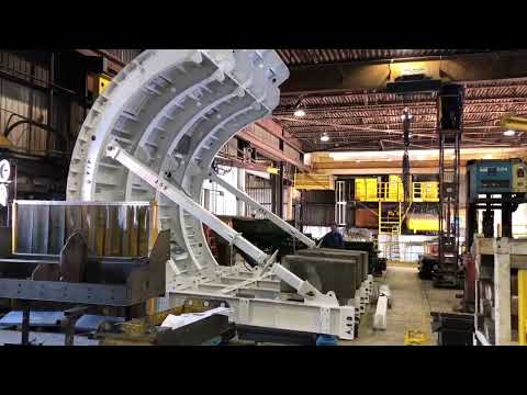 Tunnel Wall Reusable Formwork with Hydraulic Side Shift Mechanism – Test 1 at Everest Equipment Shop