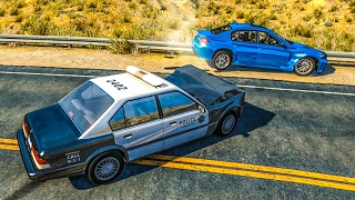 POLICE CHASE GAMEPLAY #1 - BeamNG Drive