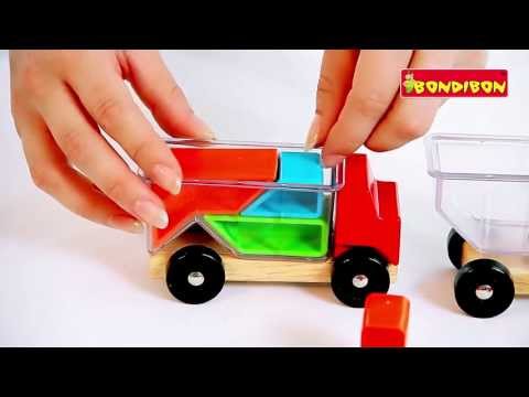 Миниатюра изображения товара Настольная игра Bondibon Грузовички ВВ0867
