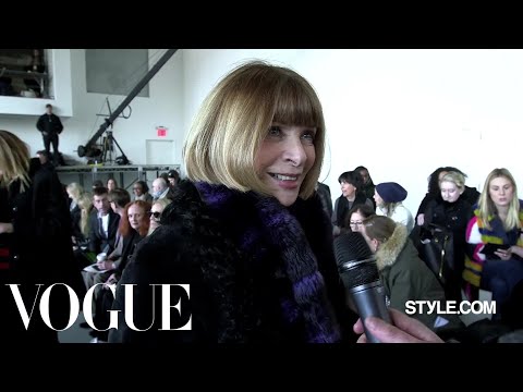 Anna Wintour's NYFW Wrap Up: "Trend is a Dirty Word" - New York Fashion Week Fall 2015 - Style.com