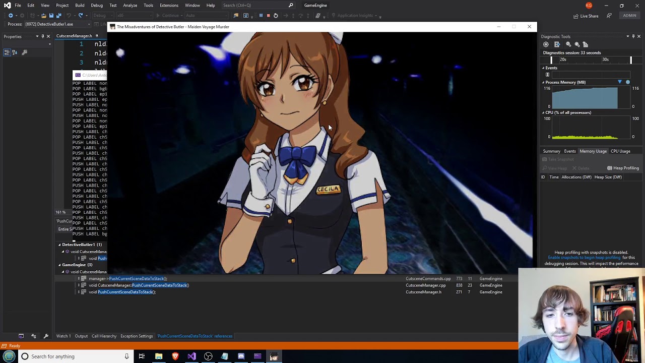 Automated Testing for Visual Novel Games (Proof of Concept)