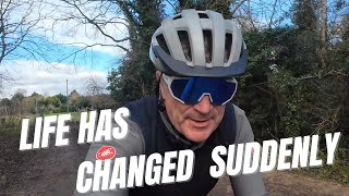 Life has Changed Suddenly!   Cycling Along The River to Relax