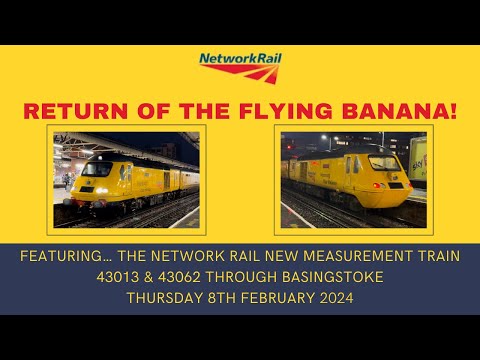 Class 43 HST | 43013 + 43062 | Network Rail New Measurement Train - NMT Test Train | 08/02/24