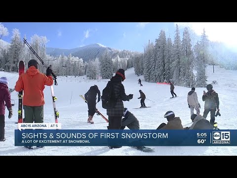 First winter storm of the season brings snow to Arizona
