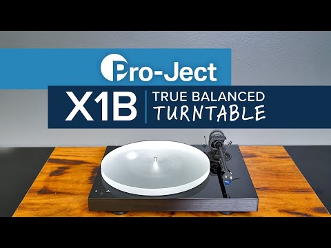 The True Balanced Pro-Ject X1B Turntable