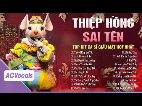 Em Viết Thiệp Hồng Tên Em Thì Đúng - Thiệp Hồng Sai Tên | Tuyển Tập Ca Sĩ Giấu Mặt Hay Nhất