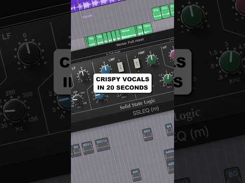 🚨 Crispy Vocals in 20 Seconds with @wavesaudio SSL G-EQ! #soundengineer #mixingengineer