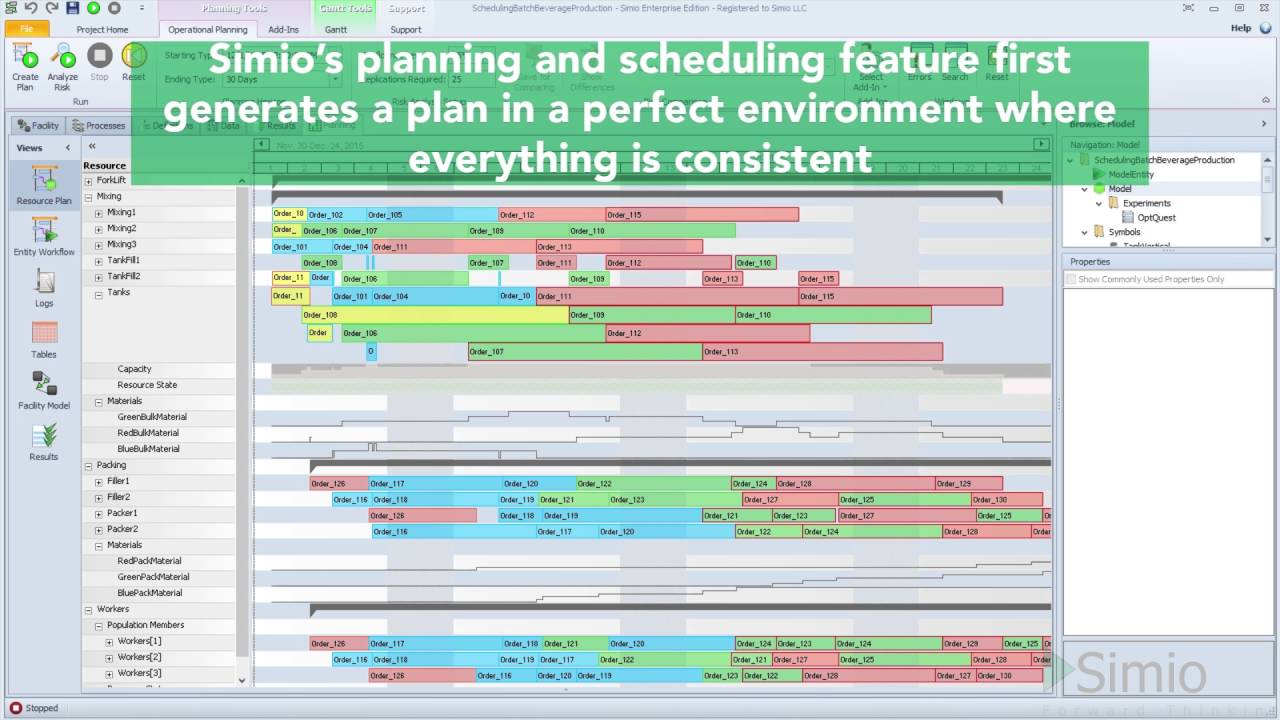 Simio Scheduling Software