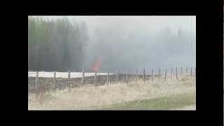 preview picture of video 'Firestorm Near Grassland AB North of Edmonton May 13, '12 By David Cure-Hryciuk'