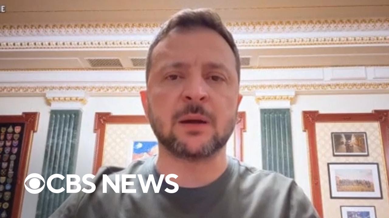 Ukraine's Zelenskyy Reveals Kursk Region Incursion Objective