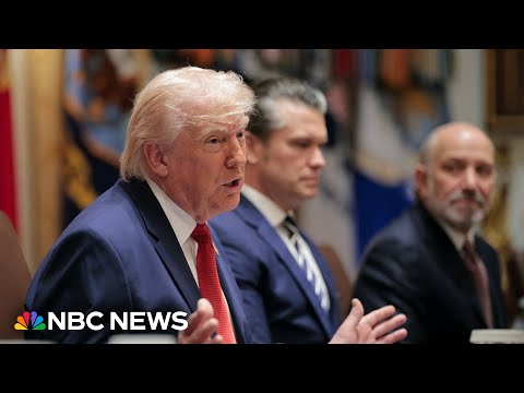 Trump says Iran is 'begging to make a deal'