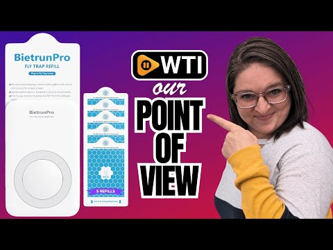 Flying Insect Trap(1 Device+5 Refills) - WTI product video review
