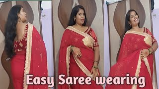 How to drape party wear saree in easy way (NupurR
