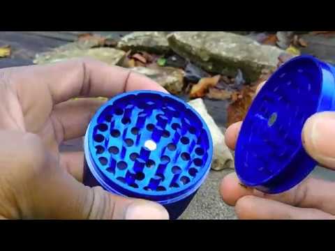 Grinder 4 Cuerpos Magnético | 2.2" ó 5.5 cm | Azul [Green Monkey] | Apegos Perú