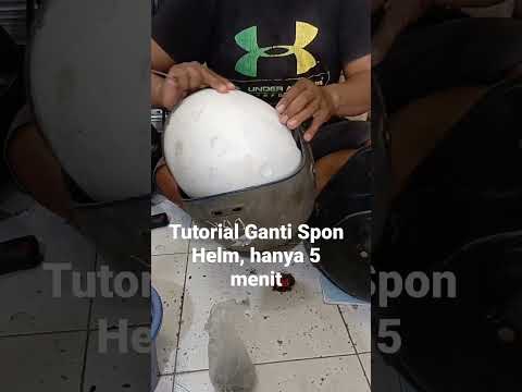 Tutorial ganti spon helm honda hanya 5 menit kurang!! #petualanganroro #shorts #servishelm