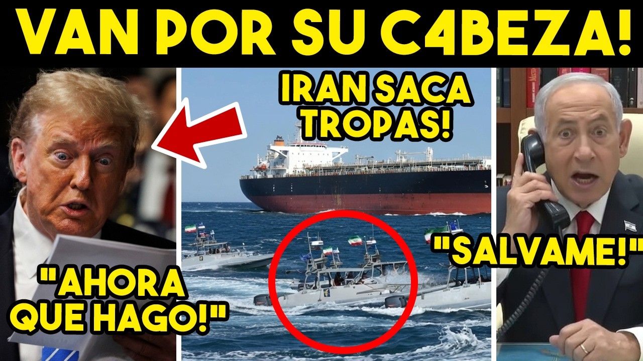 COLAPSO TOTAL! TRUMP NO PUEDE MAS, VAN POR NETANYAHU. IRAN SACA TROPAS. ADIOS