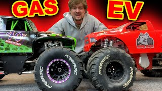 Worlds Biggest RC Cars - Petrol vs Electric