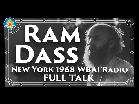 Richard Alpert Becomes Ram Dass | 1968 Complete Talk | [Black Screen / No Music / Full Lecture]