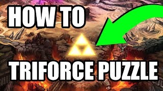 Smash Bros Ultimate - How To Solve Triforce Puzzle In World Of Light (FAST GUIDE)