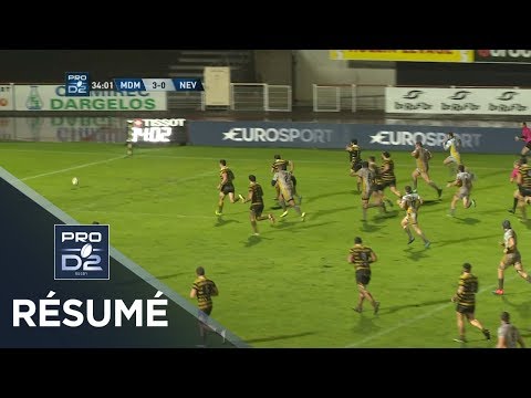 PRO D2 - Résumé Mont-de-Marsan-Nevers: 6-11 - J14 - Saison 2019/2020