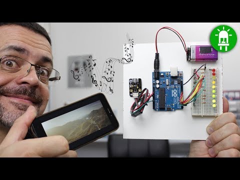 Curso de Arduino para Iniciantes - Aula 01 - Primeiros Passos (Exemplo de um Vumeter)